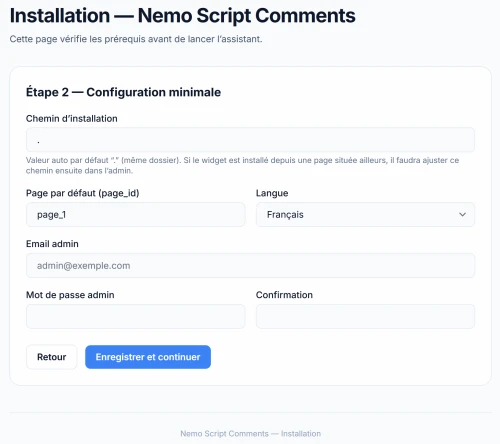 Nemo Script Comment - Administrator password
